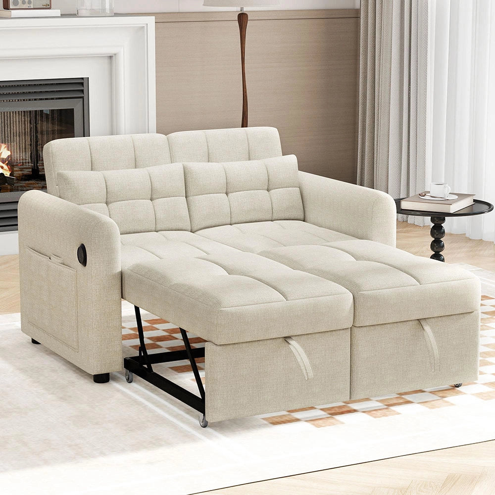 Divano loveseat 3 in 1 - Xylo - Regolabile USB cuscini