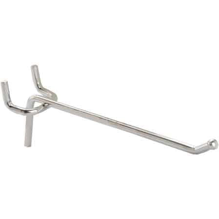 GANCIO PER PANNELLO FORATO TIPO 'SEMPLICE' 15 cm - 100 pezzi