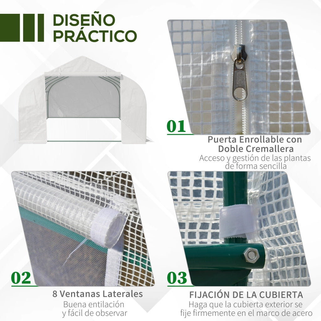 Casetta Giardino ¨C zephmum ¨C Bianco 6x3x2 m