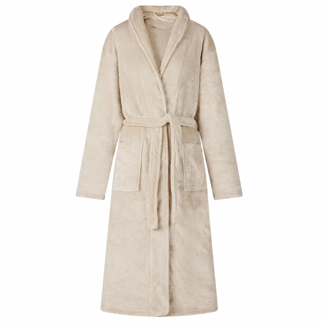 Accappatoio senza Cappuccio Beige xxl Flanella 42017265