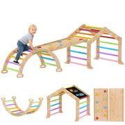 Casetta da gioco con scivolo e struttura arrampicata ¨C zephmum ¨C multicolore