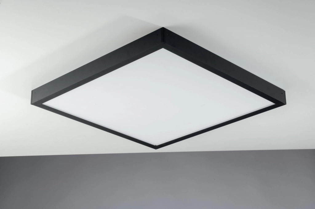 STRUTTURA NERA PER PANNELLO LED 59,8X59,8X4,5CM IN ALLUMINIO