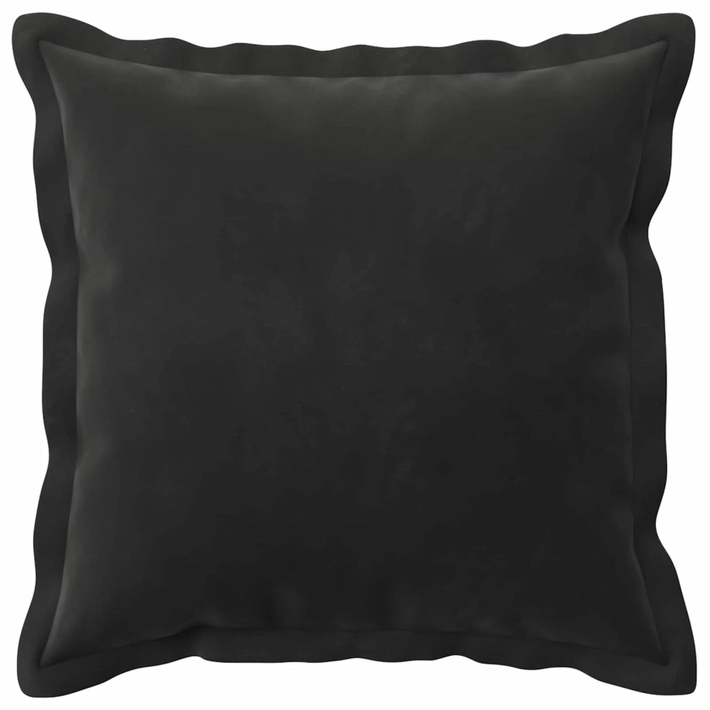 Federa 2 pcs HOUTEN Nero 40 x 40 cm Velluto 916714