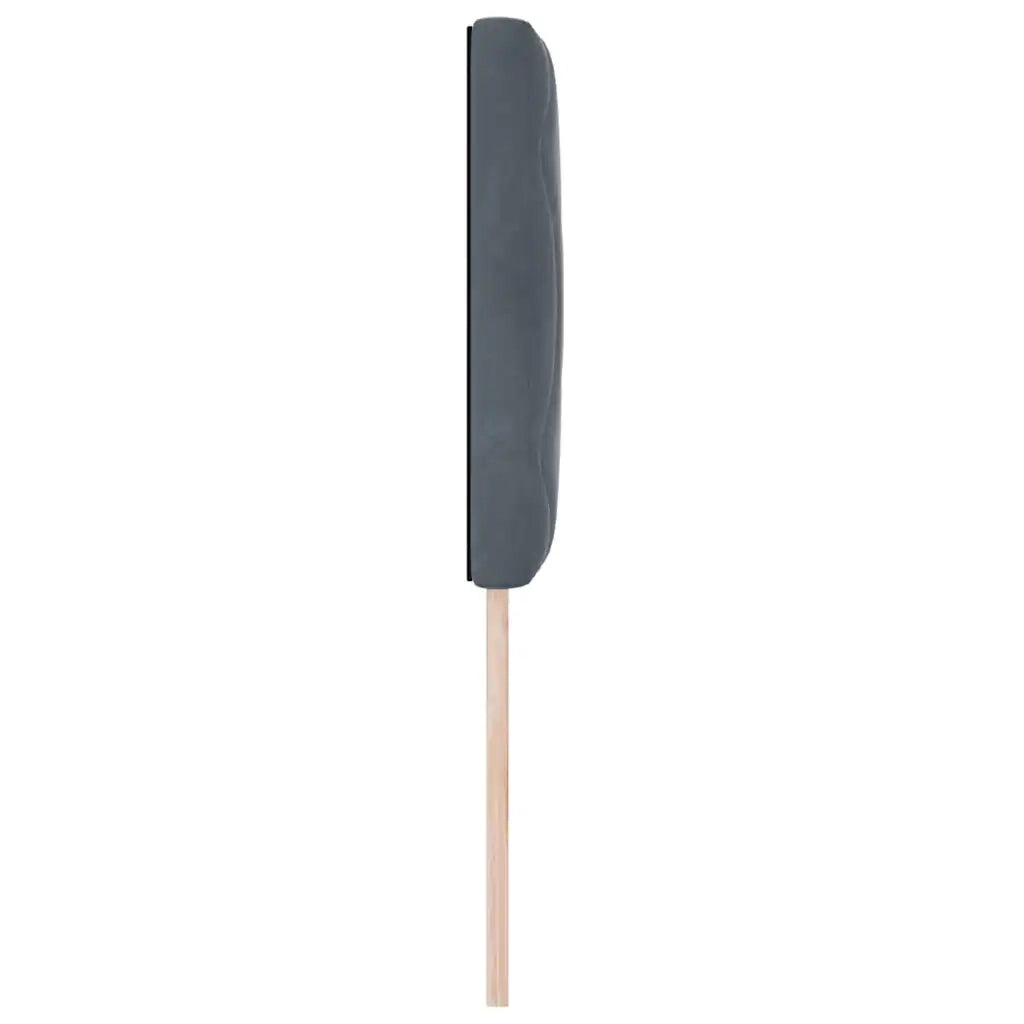 Testiera | Testata Grigio scuro 80 cm Velluto