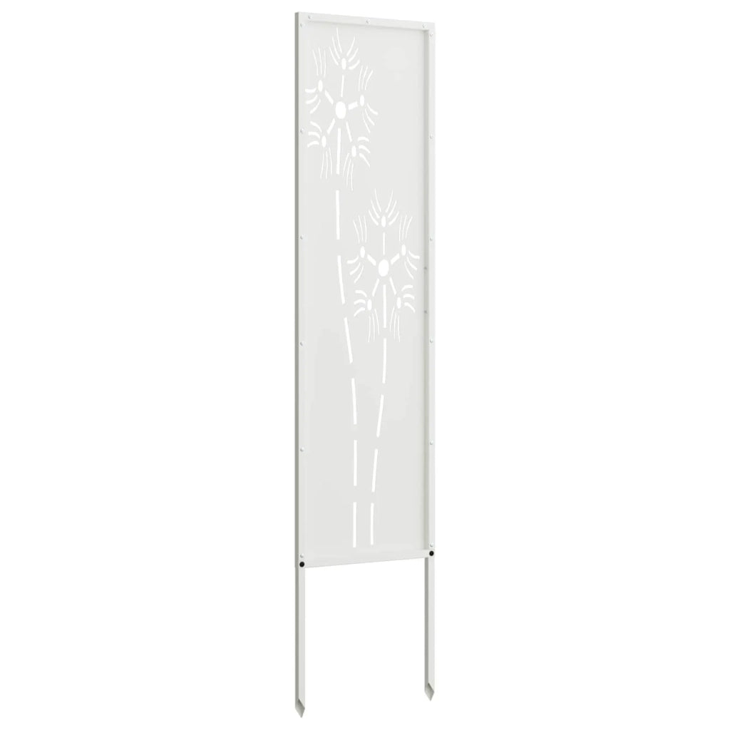 Schermo per privacy in giardino Traforo Bianco 32 x 140 cm 876211