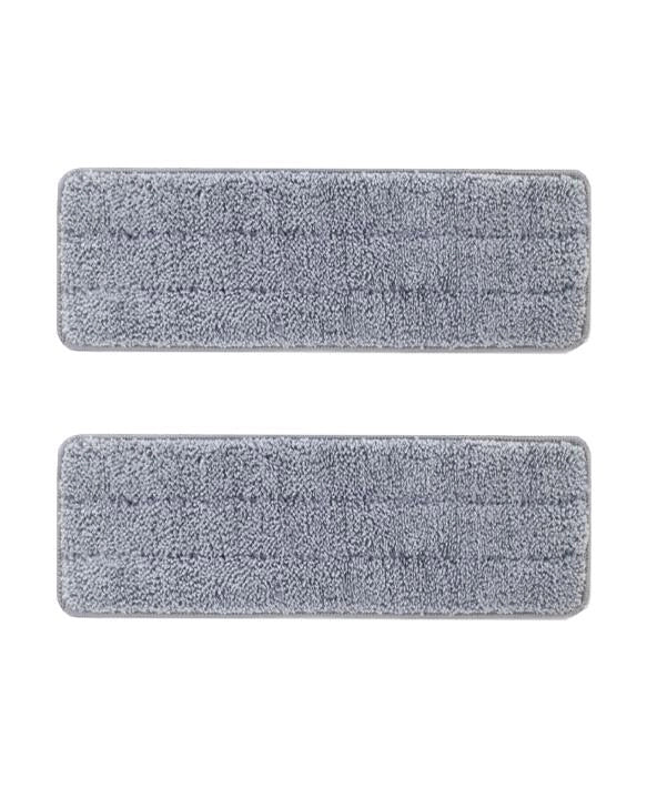 KIT SET 2 PZ MAURY'S RICAMBIO FLAT MOP LAVAPAVIMENTI MICROFIBRA