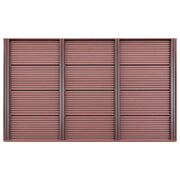Pedana per Doccia Solare Marrone 101x63x5,5 cm in WPC CFW4062501