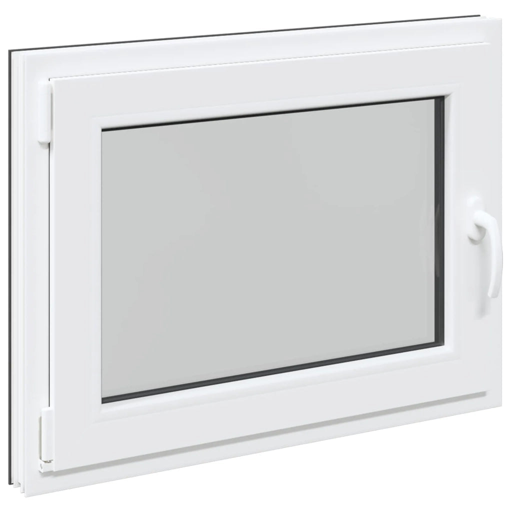 Finestra per Soffitta RISOR 80 x 70 cm PVC e Vetro Antracite