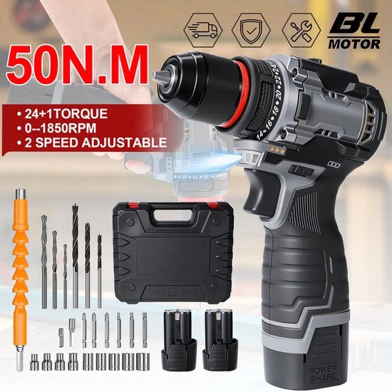 Mini Manico a Mano - 29 Parti - Compacto - 24V - Accessori