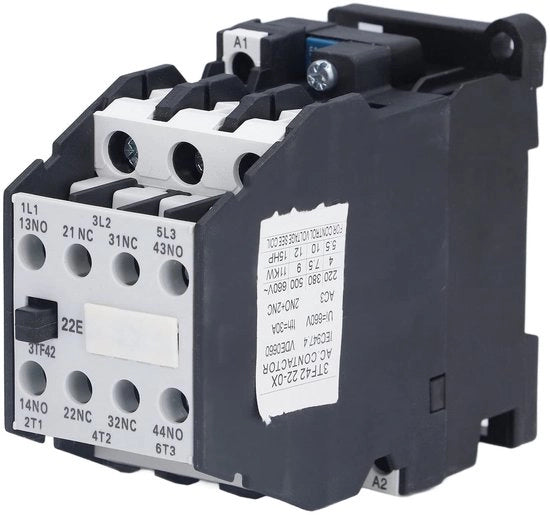 Interfaccia di controllo a due NO 2NC - Interruttore AC in plastica termoindurente - Per uso domestico e industriale - 16A 50/60Hz - Rail M...