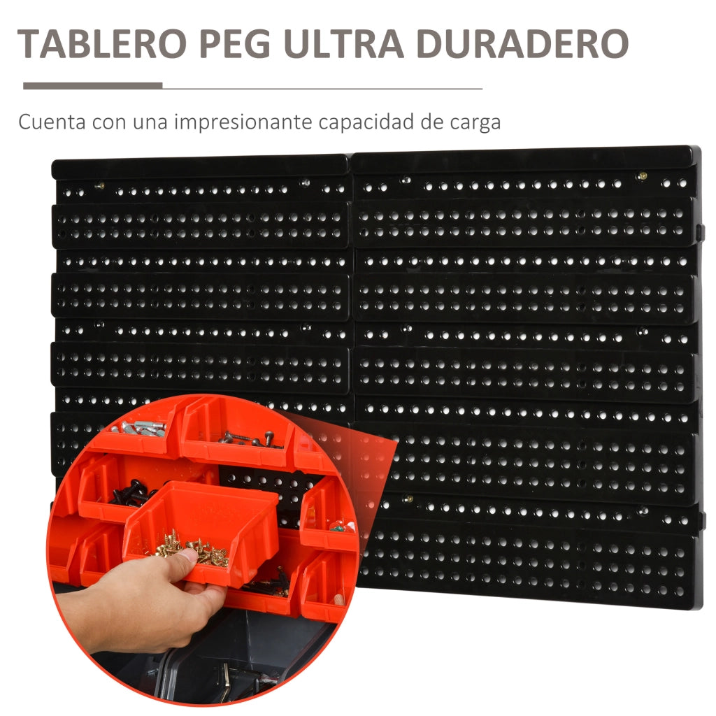 Libreria da Parete con Casse per Ripiano ¨C Minimal ¨C Rosso 37.5x18x63 cm