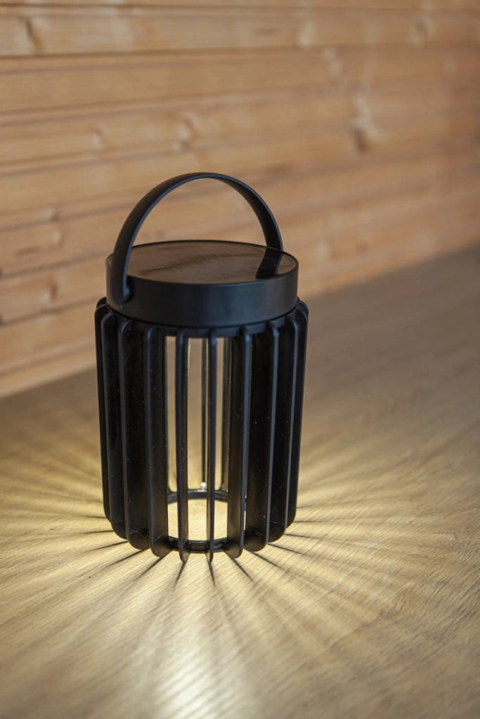 Lampada esterna portatile solare LED 300lm nera Lutec KOZY