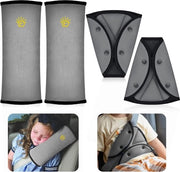 4 cuscini di sicurezza per bambini, 2 seggiolini per auto, cuscino di cintura, 2 cuscini di cintura, cuscino di protezione, cuscino di sicurezza rimovibile, protezione della cintura per un maggior comfort in viaggio