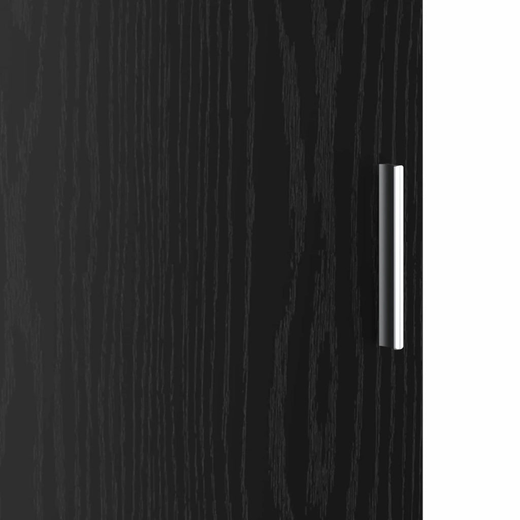 Credenza Rovere Nero 31.5 x 32 x 122.5 cm 869347