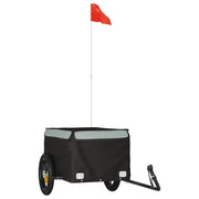 Rimorchio da Bici Nero e Grigio 30 kg in Ferro CFW5204189