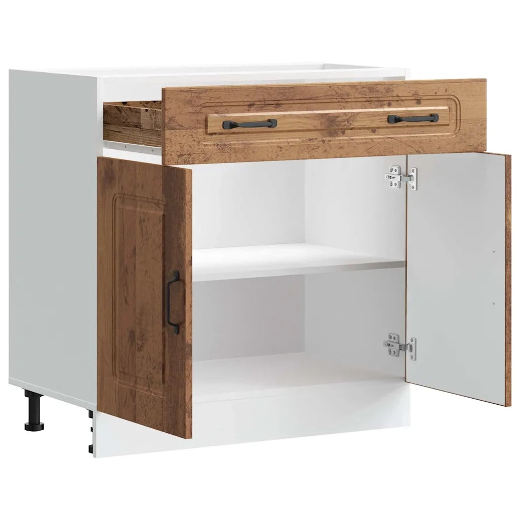 Pensile da cucina | Base da Cucina Kalmar Legno Vecchio in Legno Multistrato