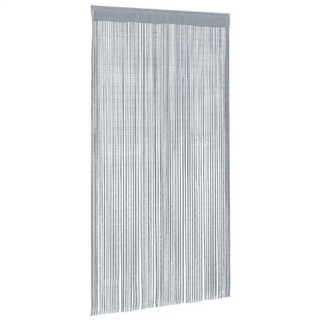 Tende a Filo 2 pz Grigio Chiaro 140x250 cm