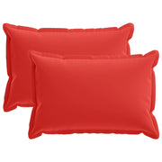 Federa 2 pcs HOUTEN Rosso 30 x 50 cm Poliestere 916227