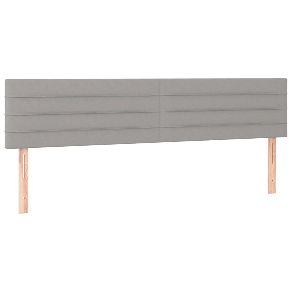Letto matrimoniale | Letto per adulti | Giroletto senza Materasso Grigio Chiaro 120x190 cm in Tessuto