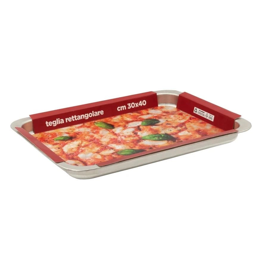 Teglia Rettangolare Bassa in Bagna Stagna 40 x 30 cm