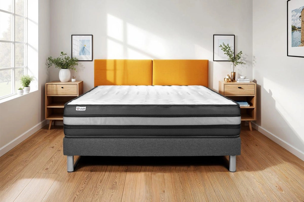 Set materasso e base 135x190 cm - Vital Power Zen