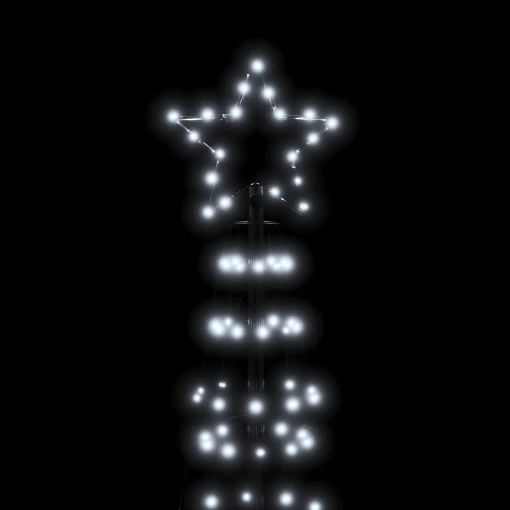 Albero di Natale a LED con Punte 570 LED Bianco Freddo 300 cm 358105