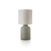 Lampada da tavolo ZAFFIRA grigio