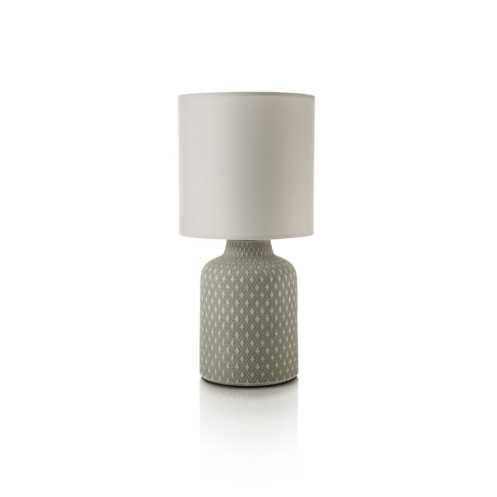 Lampada da tavolo ZAFFIRA grigio