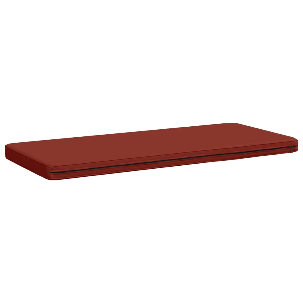 Cuscini per Panchina a 2 Pezzi VUGHT 2 pz 100% Poliestere Rosso 951765