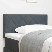 Testiera-Testata-Testiera Decorativa Grigio scuro 100 cm Velluto 652000