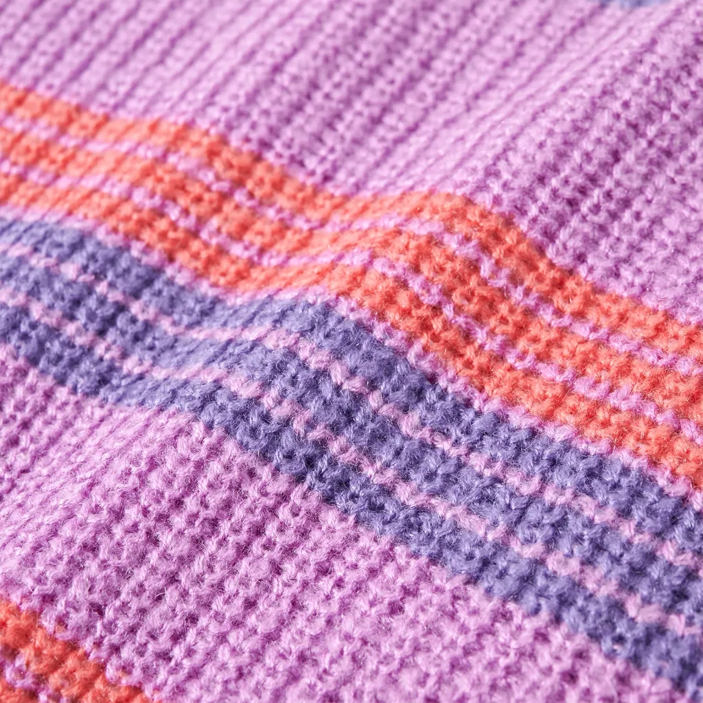 Maglione per Bambini Lavorato a Maglia Lilla e Rosa 140 14538