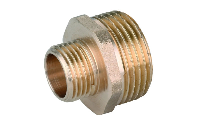 NIPPLE DIRITTO RIDOTTO MM OTTONE GIALLO IBP- 11/4 x 3/4- IBP- pezzi 1