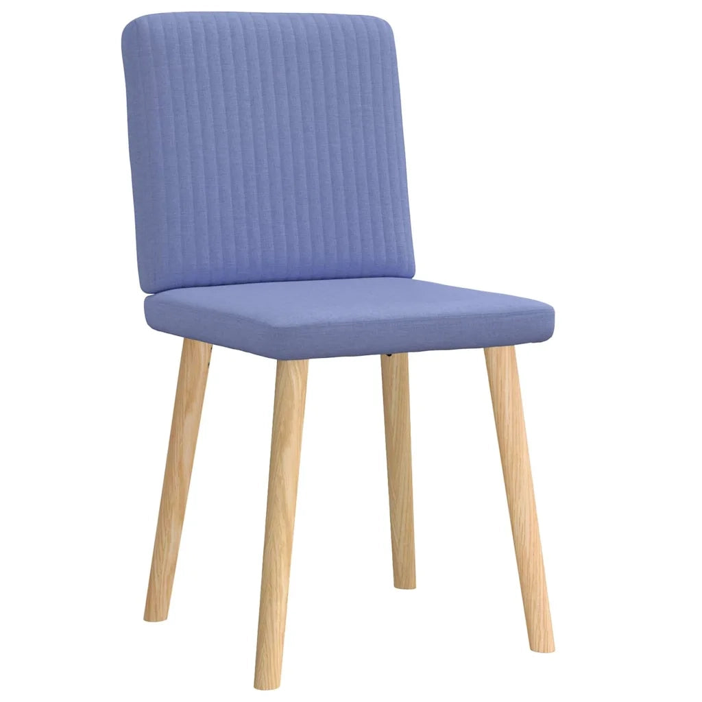 Sedie da Pranzo 2 pz Blu Jeans in Tessuto 4101207