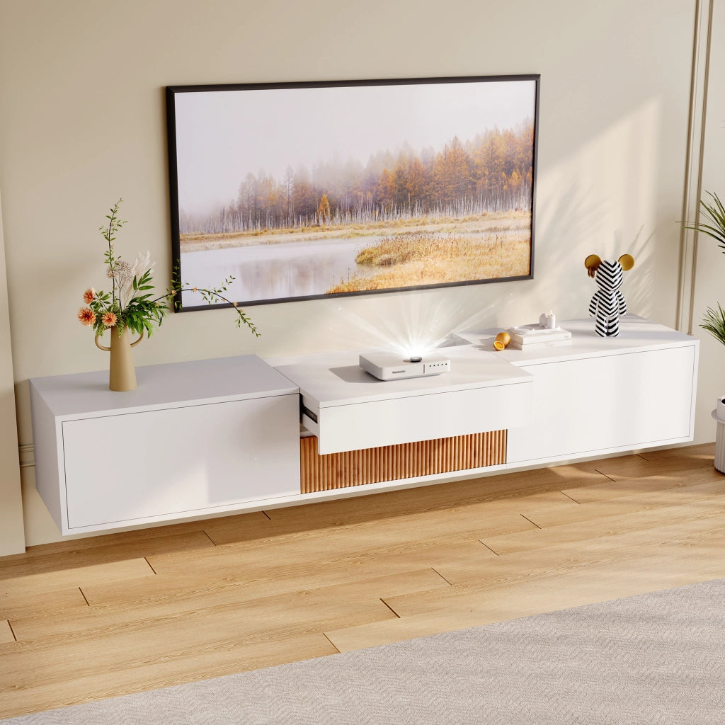 Mobile TV- design unico- supporta proiettore- 180x34x30 cm