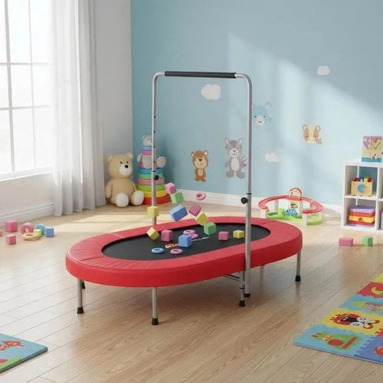 Trampolino mini foldabile per bambini 2 persone colore rosso