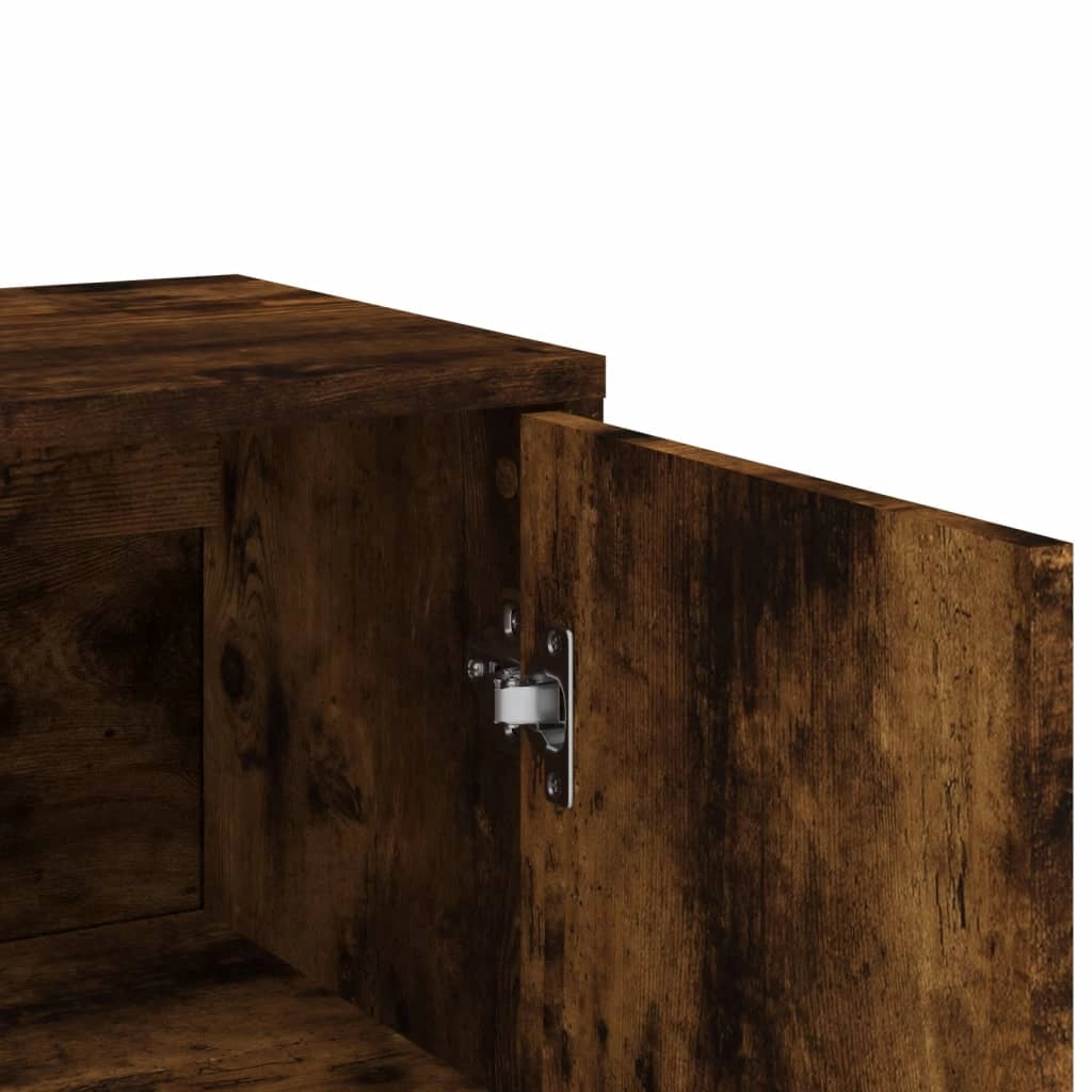 Buffet credenza cassettiera armadio mobile contenitore organizer per cucina soggiorno salotti set da 2 60 x 31 x 84 cm legno ingegnerizzato marrone 02_0036741