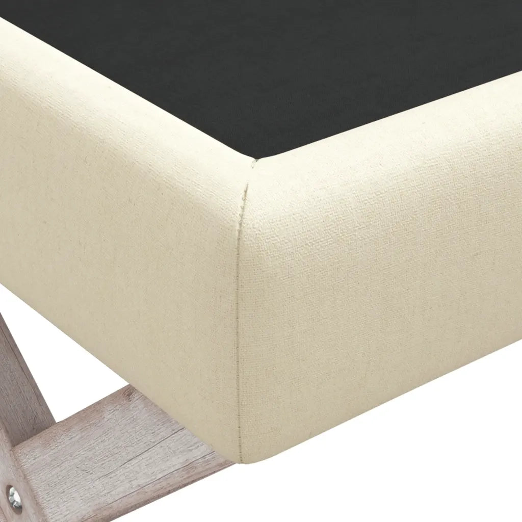 Sgabello Portaoggetti 110x45x49 cm in Lino 344522