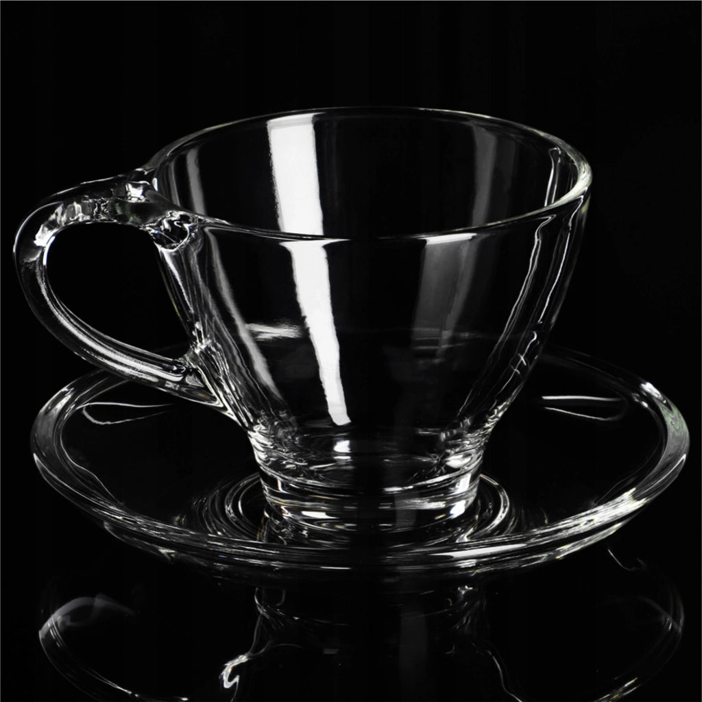 Set di 2 tazze e piattini da caffè/tè KADAX da 200 ml.