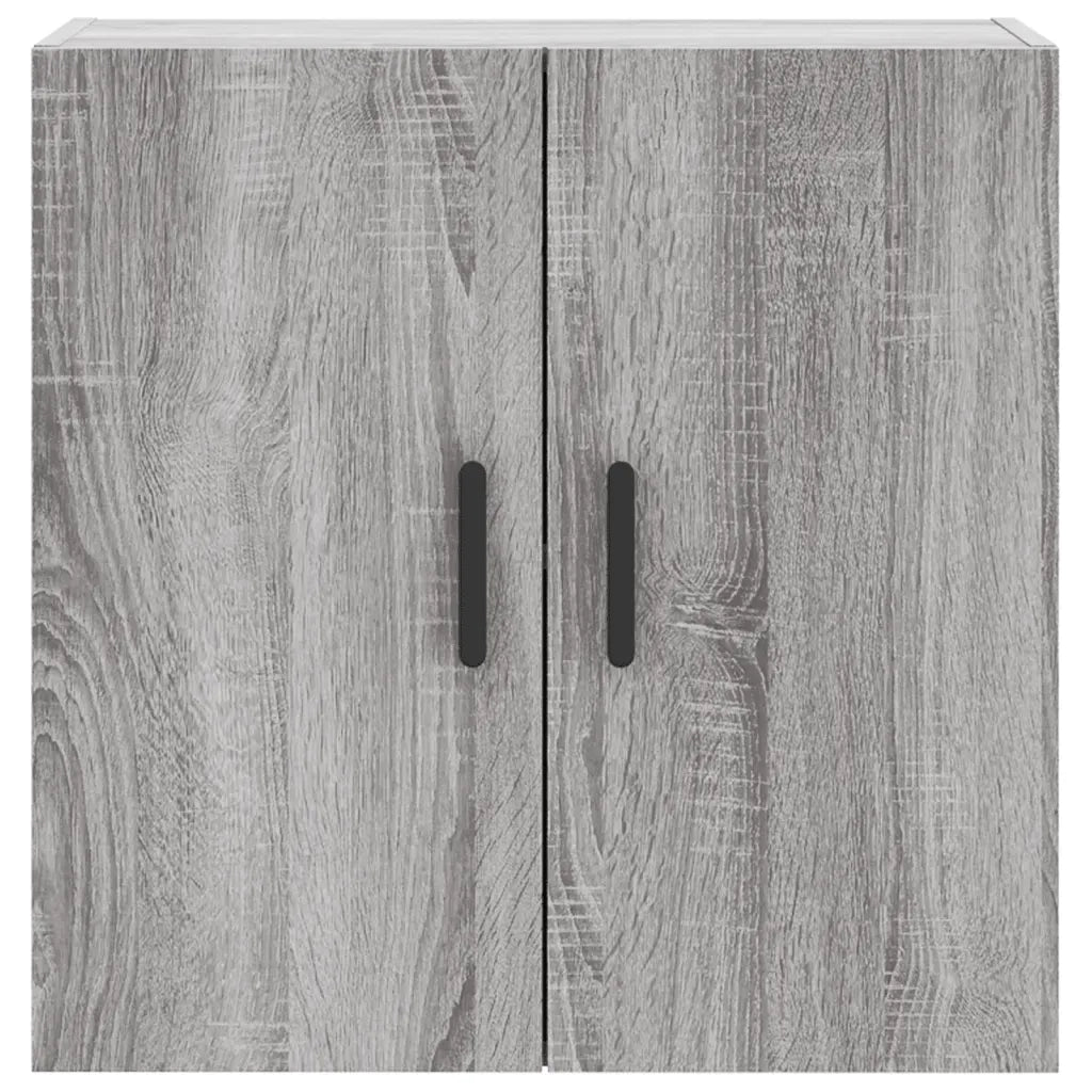 Mobiletto a parete moderno pratico e decorativo 60 x 31 x 60 cm legno composito grigio 02_0048813