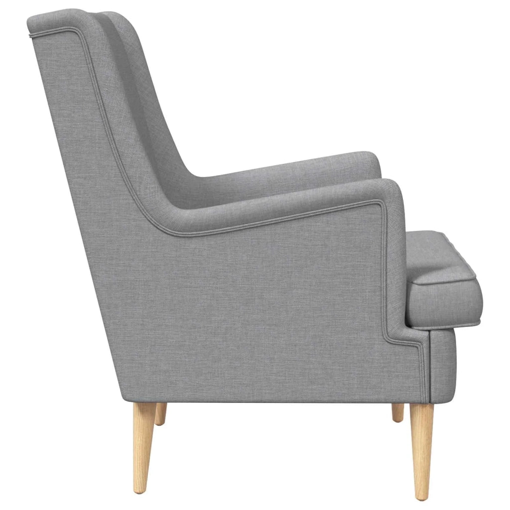 Poltrona Grigio Chiaro Tessuto 42029948