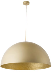 Lampada sospensione Sfera cupola oro Ø70 E27 Sigma