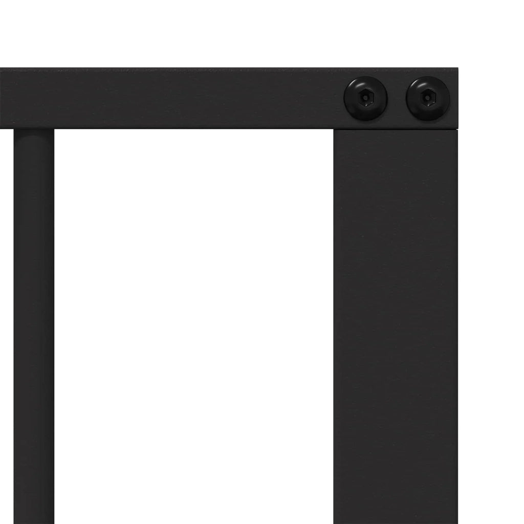 Cancello per cani 2 pcs Nero 80 x 80 cm Acciaio zincato 892005