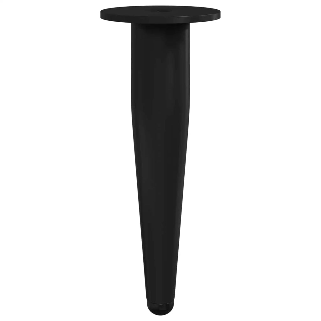 Piedini per mobili 12 pcs Nero Ø 40 x 98 mm Ferro 864801
