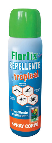 Antizanzare spray repellente Flortis Tropical 100 ml