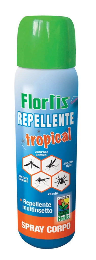 Antizanzare spray repellente Flortis Tropical 100 ml