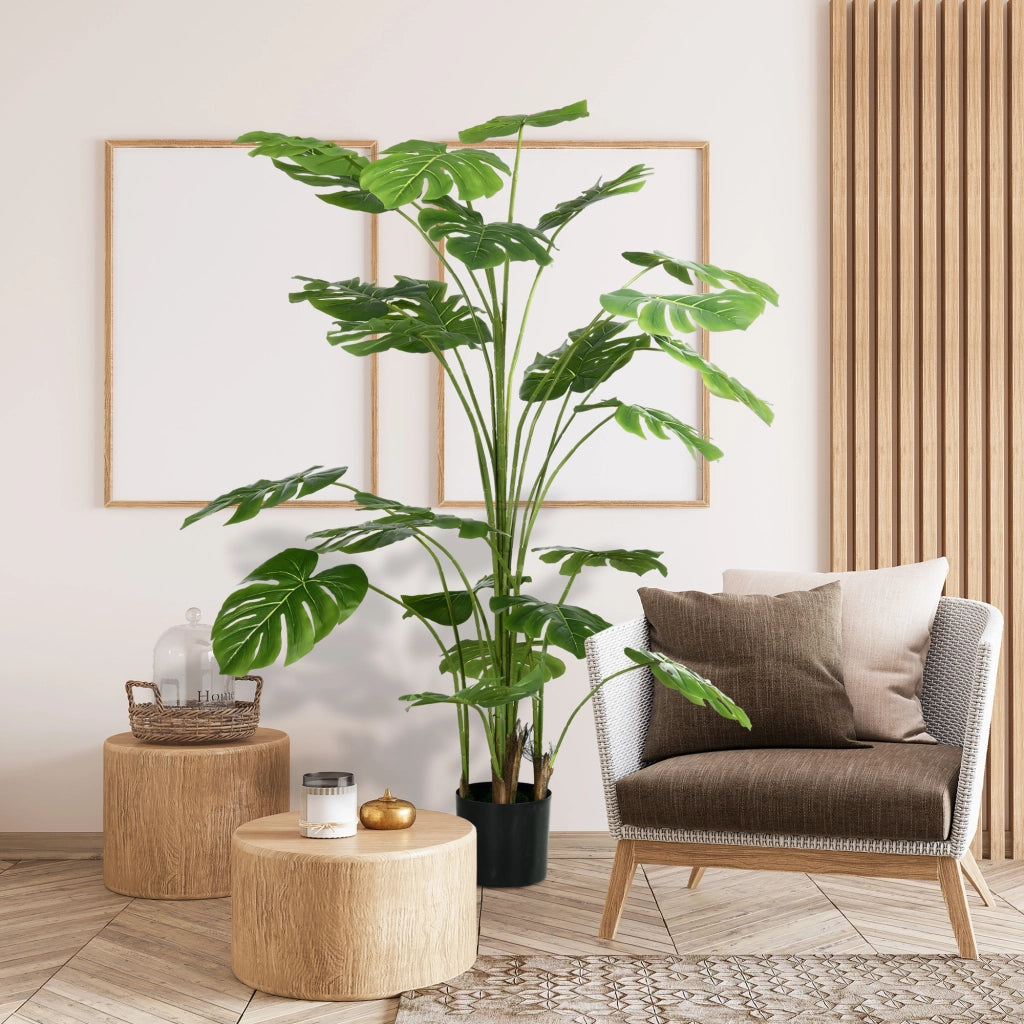 Pianta Artificiale 180 cm ¨C Xylo ¨C con Vaso e Muschio, Verde Realistico