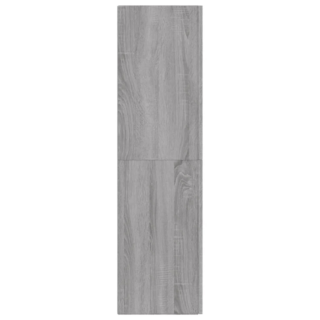 Mobile TV multimediale mensola TV credenza TV sala da pranzo soggiorno camera da letto a parete Sonoma 30,5 x 30 x 110 cm grigio 02_0028176