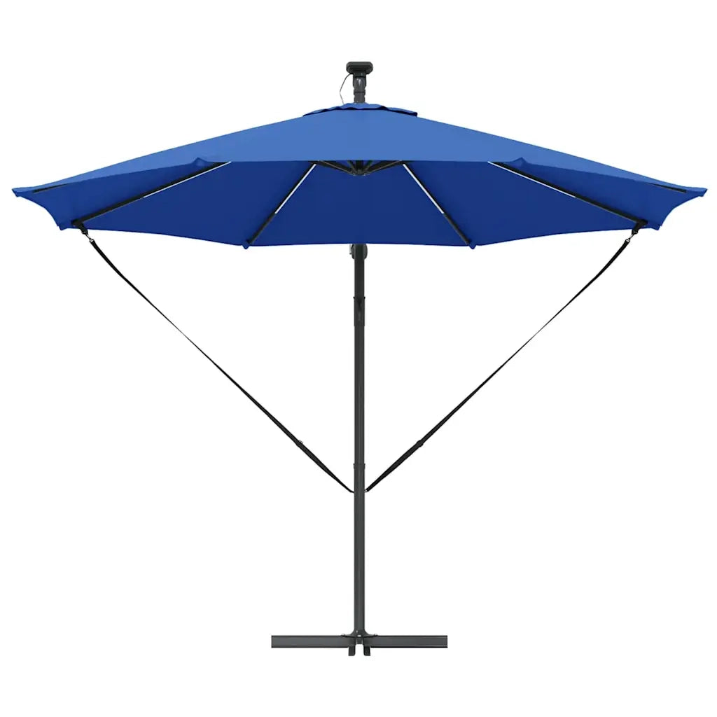 Ombrello | Parasolne Azzurro 294 x 294 x 248 cm Poliestere e Alluminio