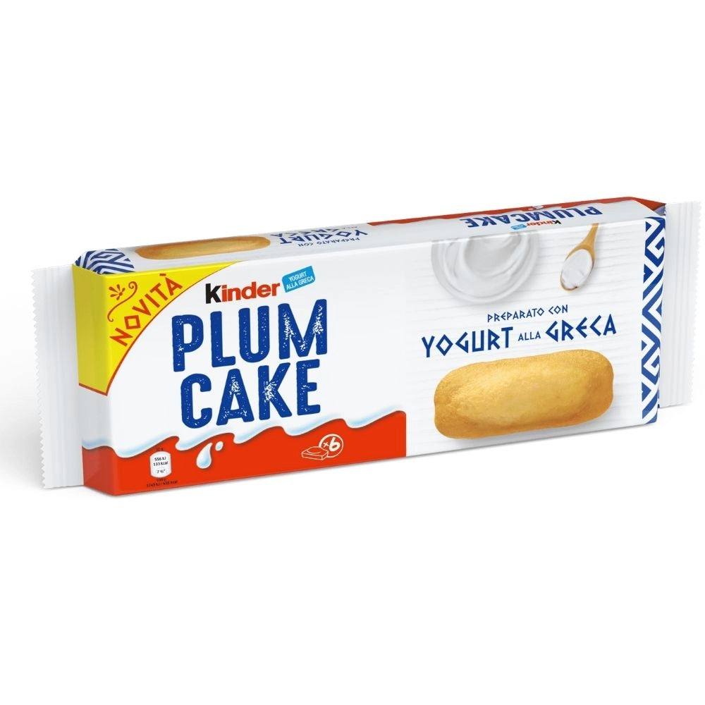 Kinder plumcake con yogurt alla greca confezione da 6 plumcake - 192 gr totali