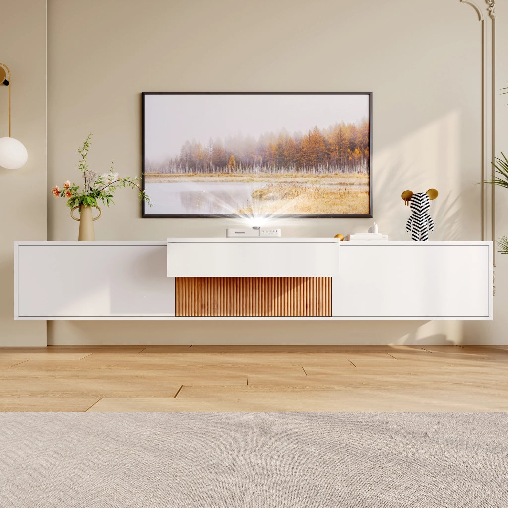Mobile TV- design unico- supporta proiettore- 180x34x30 cm
